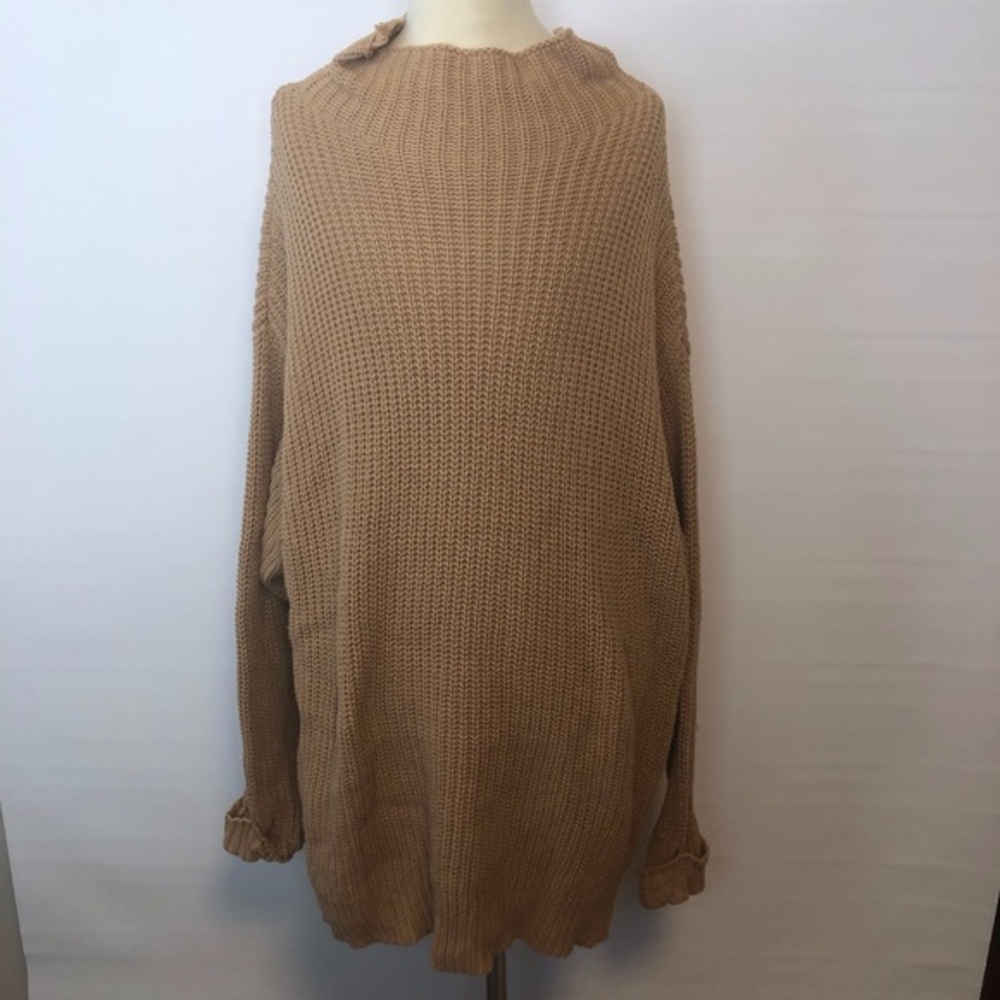 American Eagle Mustard Knit Sweater Pullover XS - Picture 1 of 8